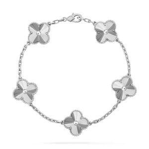 Silver Clover Bracelet